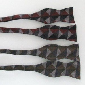 Men's Unbranded (NWT/NWOT) Self-Tieing Butterfly End Bow Ties (Lot of 2)